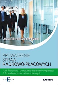 Prowadzenie spraw kadrowo-płacowych A.35.2 - Mierzejewska-Majcherek Janina - książka