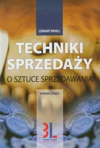 Techniki sprzedaży - Lennart Rosell - książka