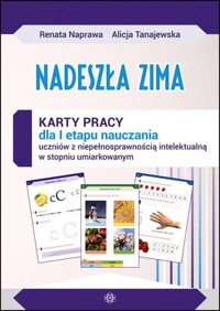 Nadeszła zima Karty pracy dla I etapu nauczania uczniów z niepełnosprawnością intelektualną w stopniu umiarkowanym - Naprawa Renata, Tanajewska Alicja - książka