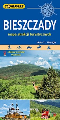 Bieszczady Mapa atrakcji turystycznych 1:100 000 -  - książka