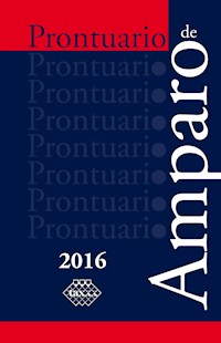 Prontuario de Amparo 2016 - José Pérez Chávez - ebook