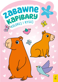 Koloruj i rysuj. Zabawne kapibary - zbiorowa praca - książka