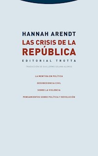 Las crisis de la República - Hannah Arendt - ebook