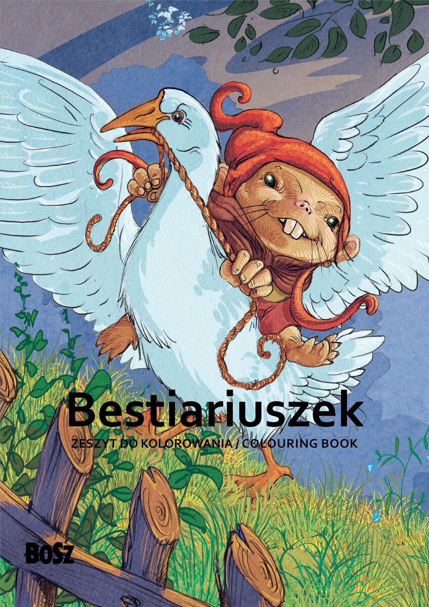 Bestiariuszek. Zeszyt do kolorowania - Witold Vargas - książka