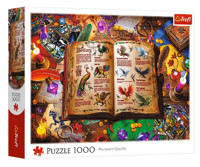 Puzzle 1000 Atlas fantastycznych ptaków -  - książka