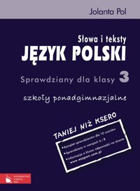 Język polski 3 Słowa i teksty Sprawdziany - Starownik Zofia - książka