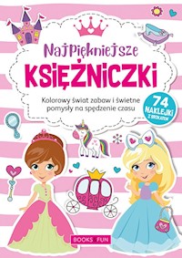 Kolorowanka Najpiękniejsze Księżniczki plus naklejki z brokatem -  - książka