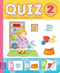 Quiz 2-latka Edukacyjna książeczka z naklejkami -  - książka