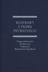 Rozprawy z prawa prywatnego -  - książka