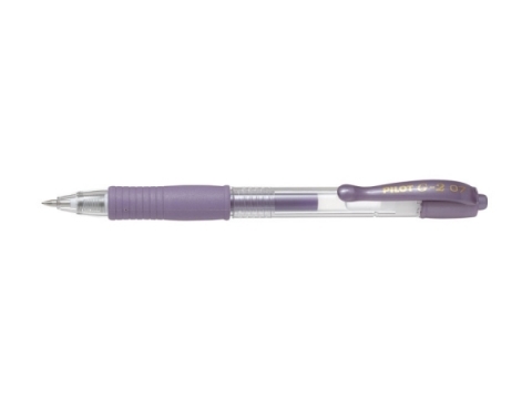 Długopis żelowy Pilot G-2 Metallic - fioletowy (BL-G2-7-MV) -  - książka