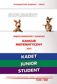 Matematyka z wesołym kangurem - Suplement 2023 (Kadet/Junior/Student) -  - książka