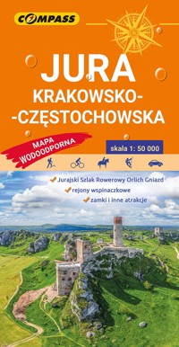 Jura Krakowsko-Częstochowska Mapa wodoodporna -  - książka