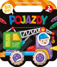 Bip, bip! Pojazdy. Kolorowanka z naklejkami - Agnieszka Bator - książka