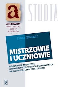 Mistrzowie i uczniowie - Bednarz Irena - książka