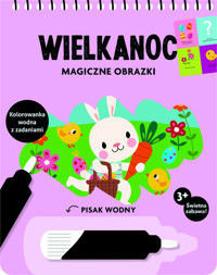 Wielkanoc Magiczne obrazki Kolorowanka wodna z zadaniami -  - książka