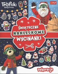 Dekoracje. Trefliki ratują święta. Świąteczne naklejkowe wycinanki - zbiorowa praca - książka