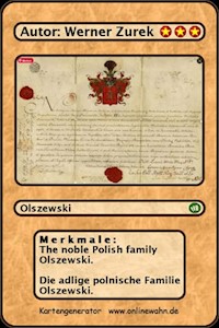 The noble Polish family Olszewski. Die adlige polnische Familie Olszewski. - Werner Zurek - ebook