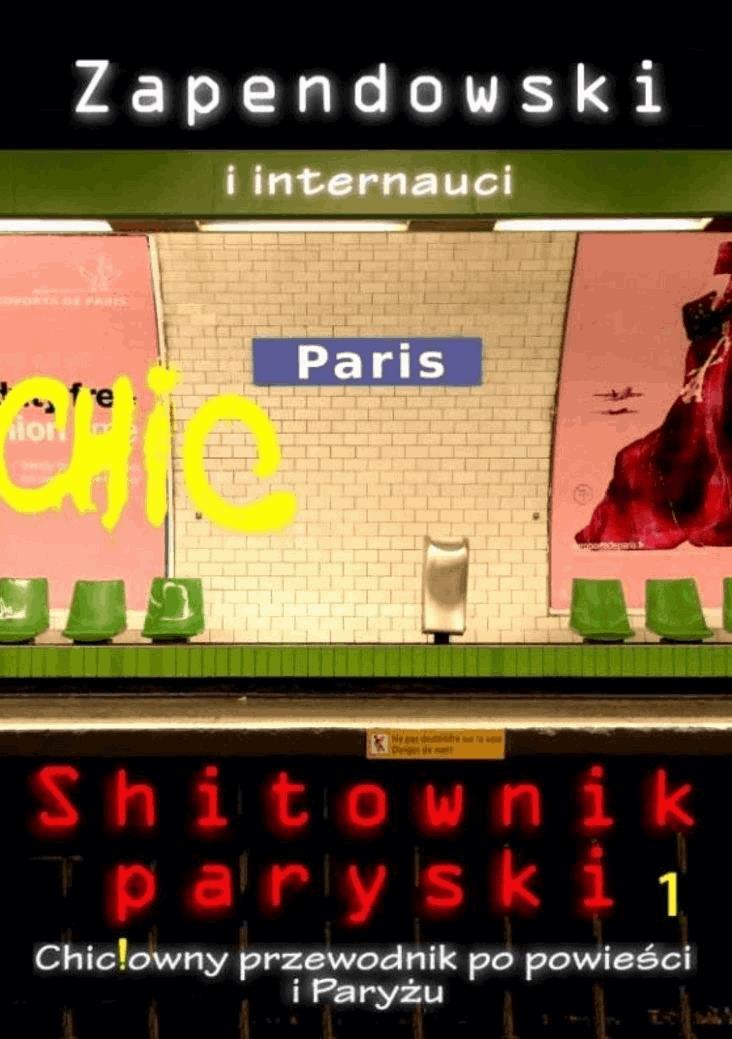 Okładka:Shitownik paryski. Chic!owny przewodnik po powieści i Paryżu 