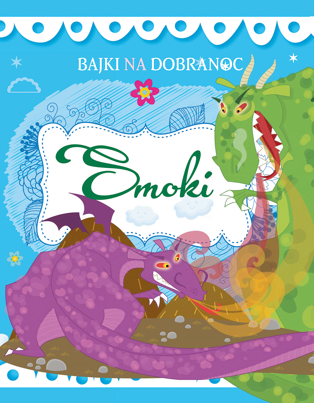 Bajki na dobranoc. Smoki - zbiorowa praca - książka