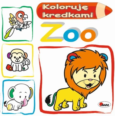 Koloruję kredkami. Zoo - praca zbiorowa - książka