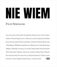 Nie wiem - Filip Springer - książka