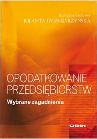 Opodatkowanie przedsiębiorstw -  - książka