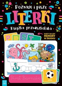 Poznaję i piszę literki Książka przedszkolaka Karty do gry memory w środku - Bator Agnieszka - książka