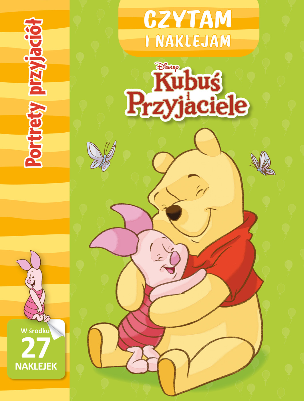 Czytam i naklejam. Portrety przyjaciół. Disney Kubuś i Przyjaciele -  - książka