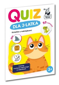 Quiz dla 3-latka Książka z naklejkami Kapitan Nauka - Osuchowska Zuzanna - książka