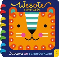 Wesołe zwierzęta Zabawa ze sznurówkami -  - książka