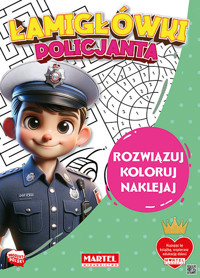 Łamigłówki policjanta z naklejkami - Salamon Katarzyna - książka