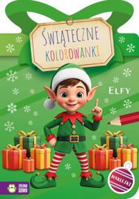 Świąteczne kolorowanki. Elfy -  - książka