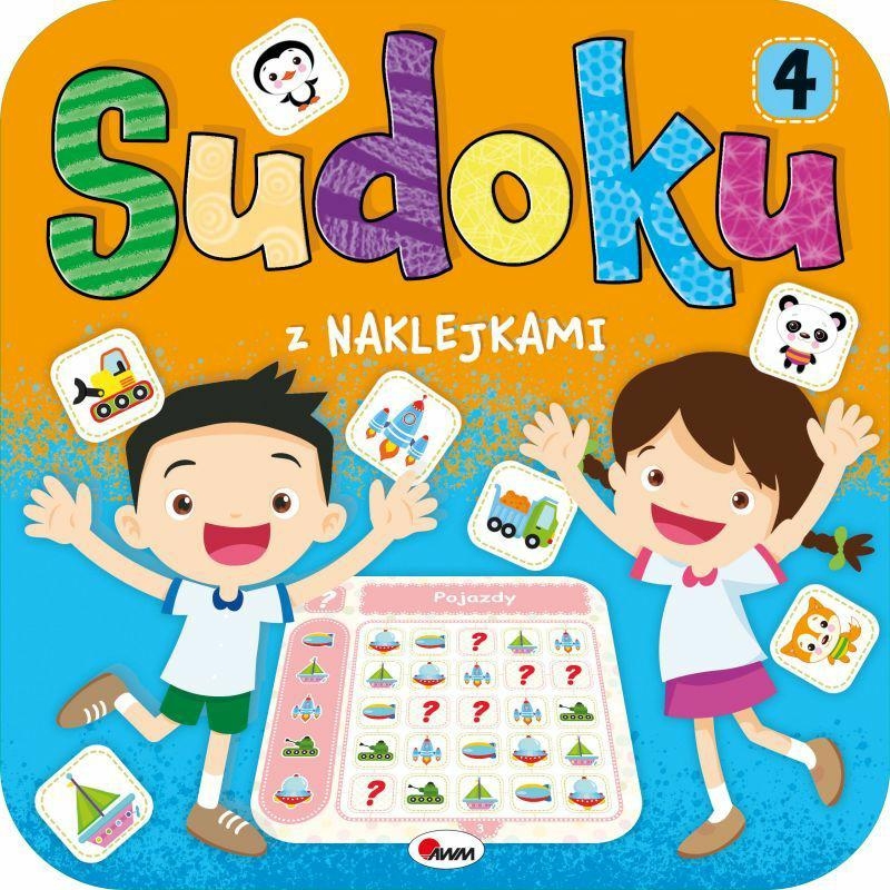 Sudoku z naklejkami 4 - zbiorowa praca - książka