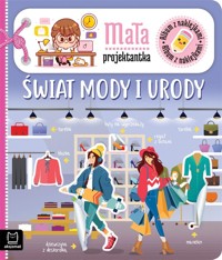 Album z naklejkami. Mała projektantka. Świat.. - Agnieszka Bator - książka