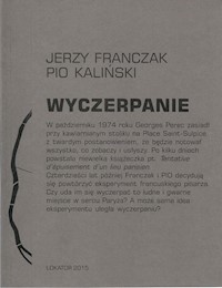 Wyczerpanie - Praca zbiorowa - książka