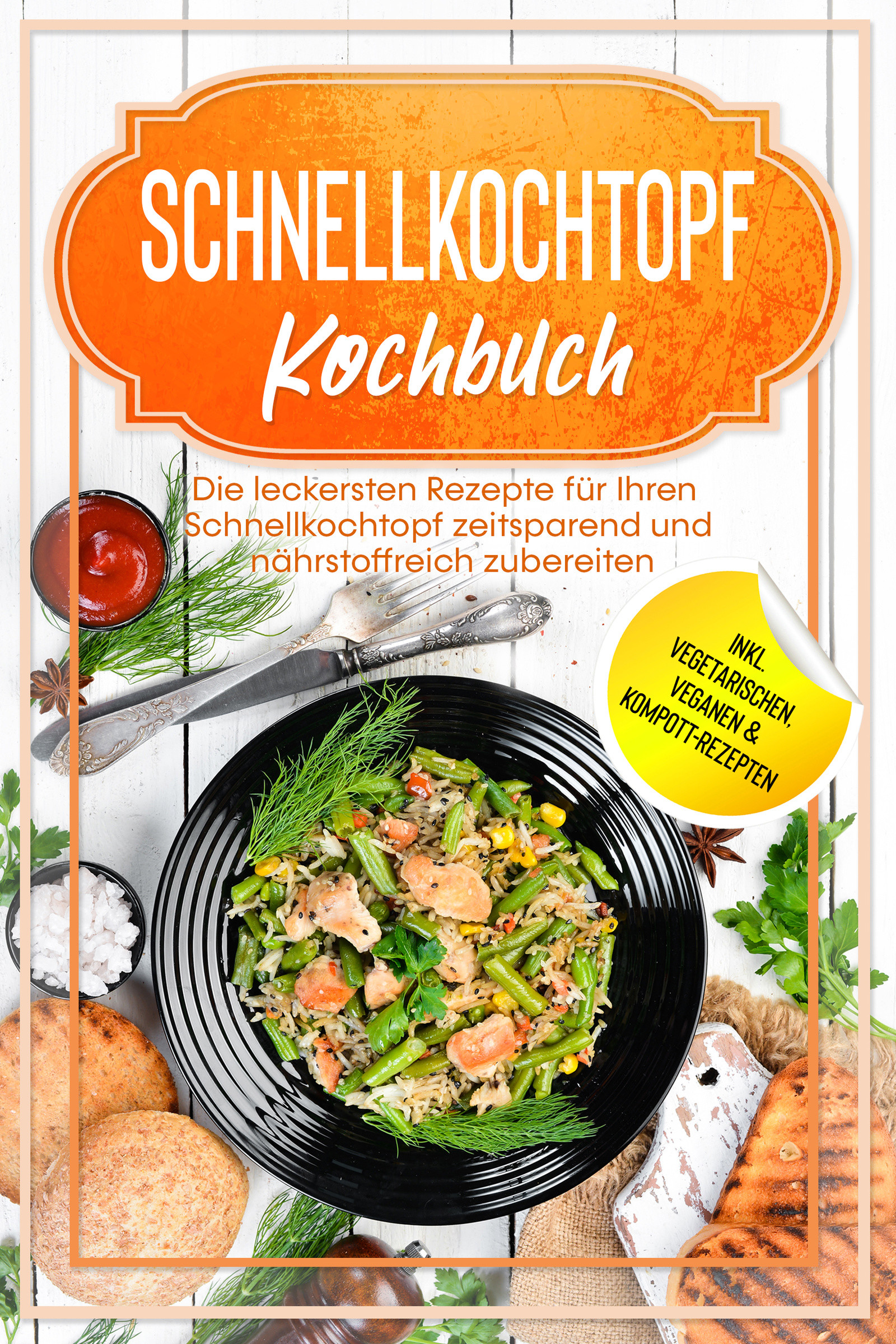 Schnellkochtopf Kochbuch: Die leckersten Rezepte für Ihren Schnellkochtopf zeitsparend und nährstoffreich zubereiten – inkl. vegetarischen, veganen...