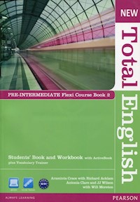 New Total English Pre-Intermediate Flexi Course Book 2 z płytą CD -  - książka