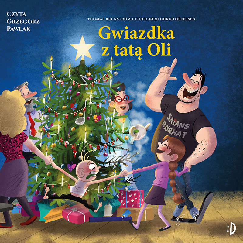 Gwiazdka z tatą Oli