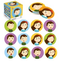 Gra Emocje Mini Memo 24 elementy MIX -  - książka