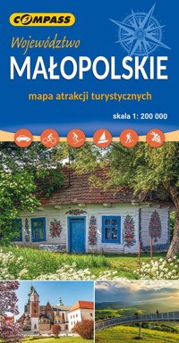 Województwo małopolskie. Mapa atrakcji turystycznych w skali 1:200 000 - zbiorowa praca - książka