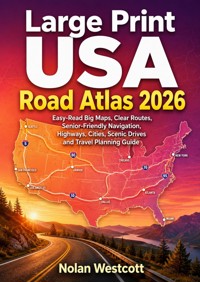 Large Print USA Road Atlas 2026 - Nolan Westcott - ebook