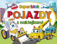 Superblok z naklejkami Pojazdy -  - książka