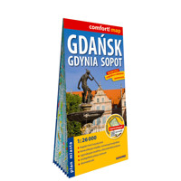 Gdańsk Gdynia Sopot plan Trójmiasta 1:26 000 laminat 2026 - zbiorowa praca - książka