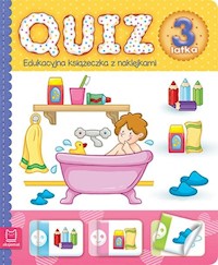 Quiz 3-latka Edukacyjna książeczka z naklejkami -  - książka