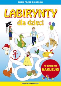 Labirynty dla dzieci - Zakierska Tina - książka