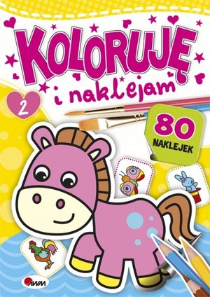 Koloruję i naklejam 2 - Piotr Kozera - książka