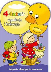 4-latek zgaduje i koloruje - Joanna Myjak - książka
