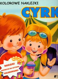 Kolorowe naklejki Cyrk -  - książka