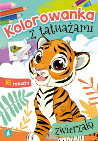 Kolorowanka z tatuażami Zwierzaki -  - książka