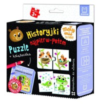 Historyjki najpierw-potem Puzzle + książeczka - Podgórska Anna - książka